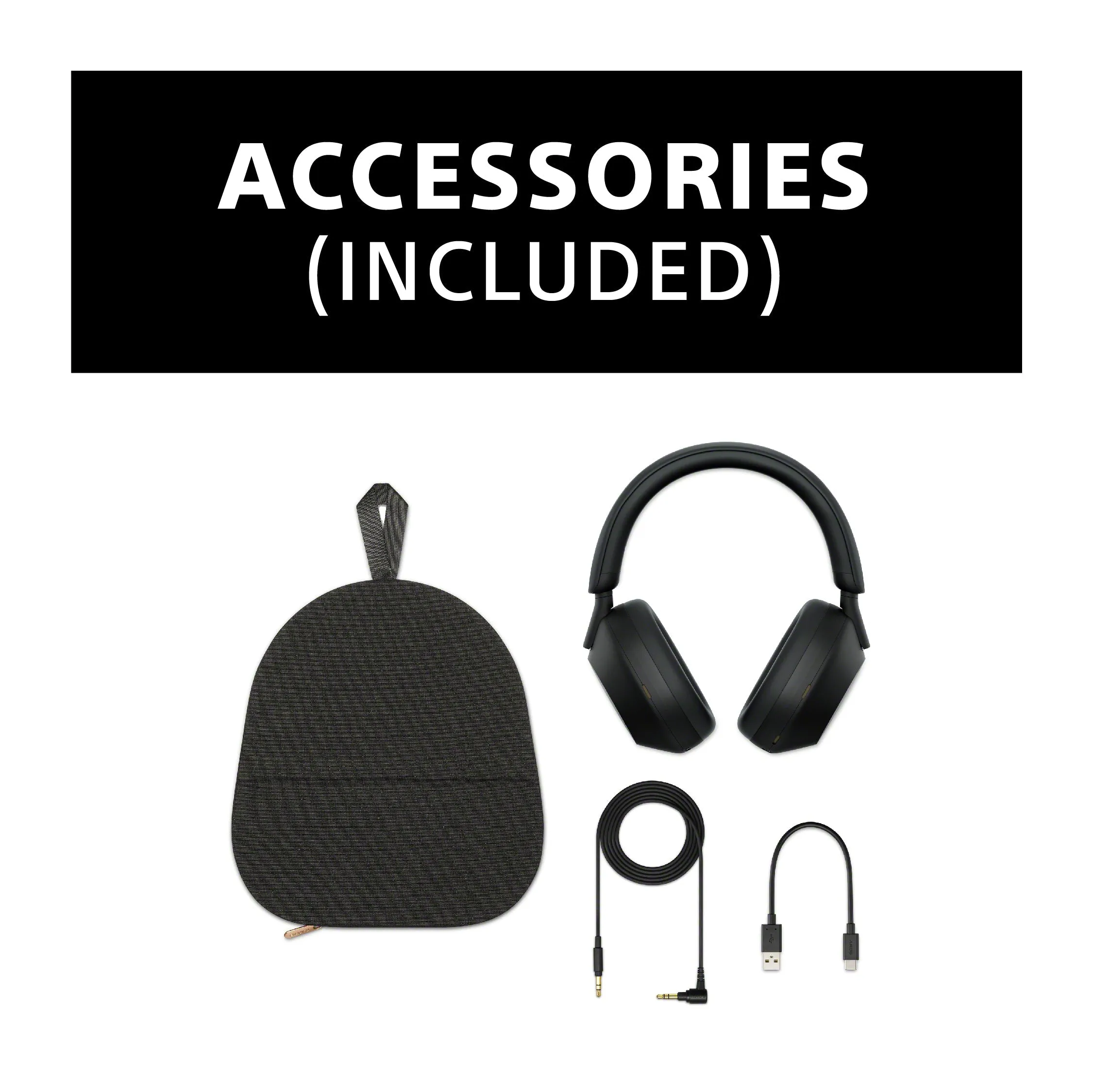 [รับของแถมฟรี] WH-1000XM5 หูฟังตัดเสียงรบกวนแบบไร้สาย