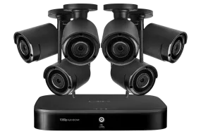 1080p Full HD 8-Channel System with 6 Wireless Security Cameras with audio