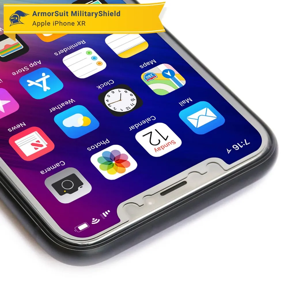 [2 Pack] Apple iPhone XR Full Coverage Screen Protector