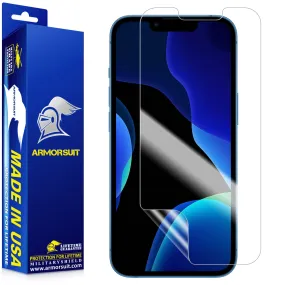 [2 Pack] ArmorSuit MilitaryShield Screen Protector Designed for Apple iPhone 13 (2021) Max Coverage Anti-Bubble HD Clear Film