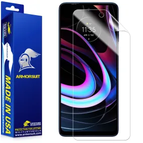 [2 Pack] ArmorSuit MilitaryShield Screen Protector Designed for Motorola Moto Edge 6.8" (2021) Max Coverage Anti-Bubble HD Clear Film
