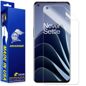 [2 Pack] ArmorSuit MilitaryShield Screen Protector Designed for OnePlus 10 Pro [6.7 in] (2022) Max Coverage Anti-Bubble HD Clear Film