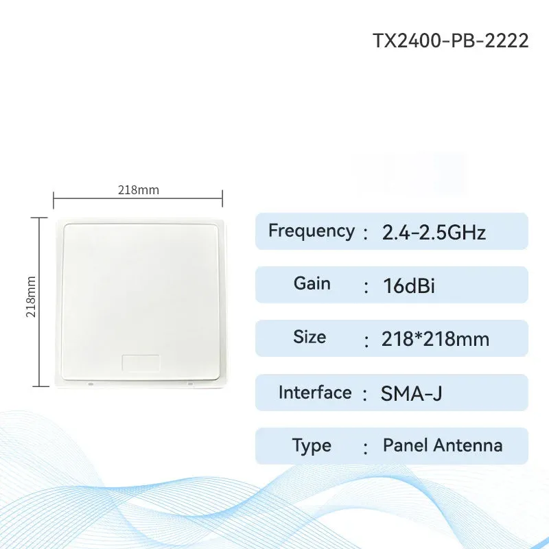 2.4G/5.8G Wifi Antenna CDEBYTE Fiberglass Antenna Panel Directional Antenna N-J Outdoor Waterproof  Long Range for Router Modem TXWF-BLG-26