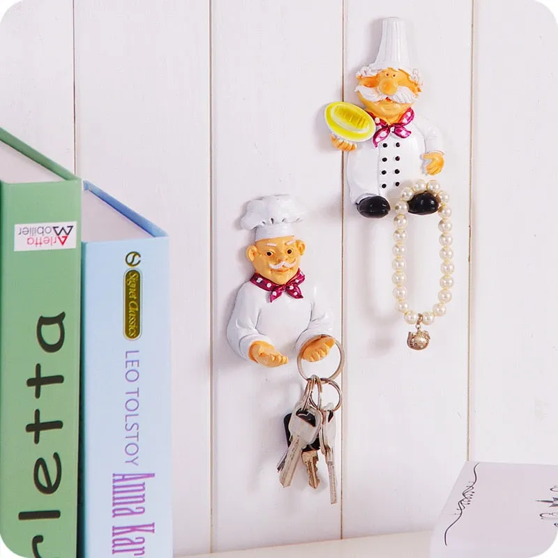 2pcs/lot Cute Self Adhesive Wall Plug Holder