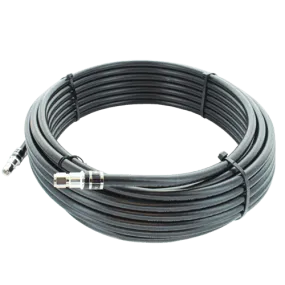 50 ft. Black RG11 Low-Loss Coax (F Male to F Male)