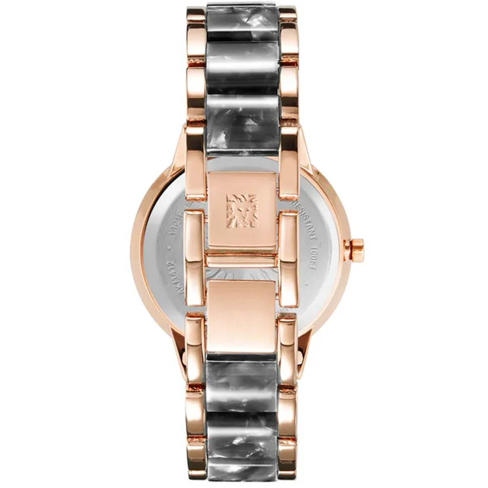 Anne Klein Acetate Bracelet Ladies Watch AK/1412GYRG