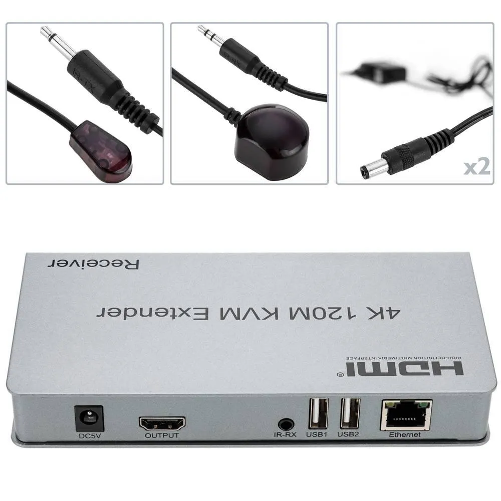 APlus AB-1200K HDMI KVM Extender By Lan 120m CAT5E/6E/7(UTP/FTP)