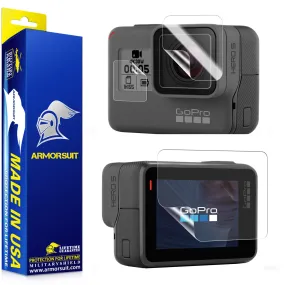 ArmorSuit [6 Pack] Anti-Glare Screen Protector For GoPro Hero 5 [4 Front   2 Back] (Max Coverage) Anti-Bubble Matte Film
