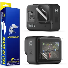 ArmorSuit [6 Pack] Anti-Glare Screen Protector For GoPro Hero 8 [4 Front   2 Back] (Max Coverage) Anti-Bubble Matte Film