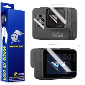 Armorsuit [6 Pack] Screen Protector For GoPro Hero 5 [4 Front   2 Back] (Max Coverage) Anti-Bubble HD Clear Film