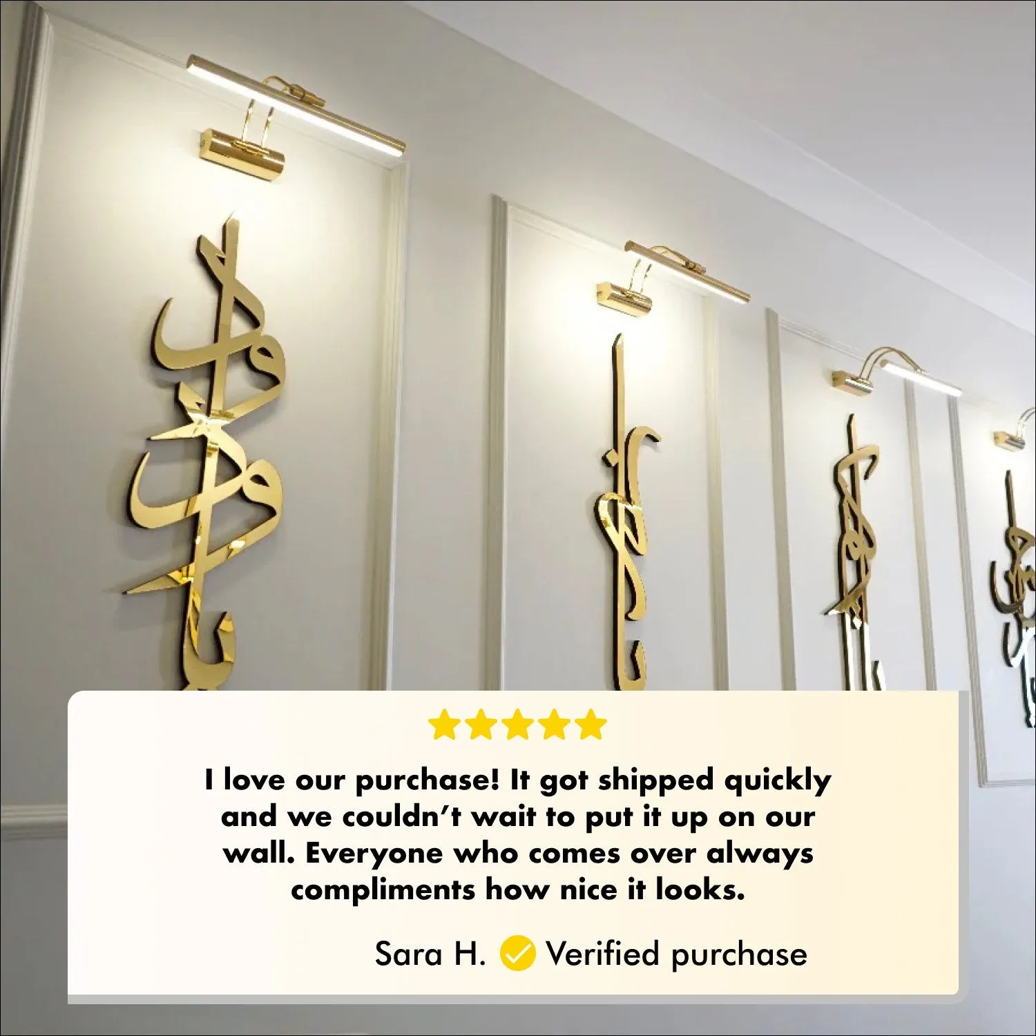 Asma Ul Husna Calligraphy Islamic Wall Art Decor