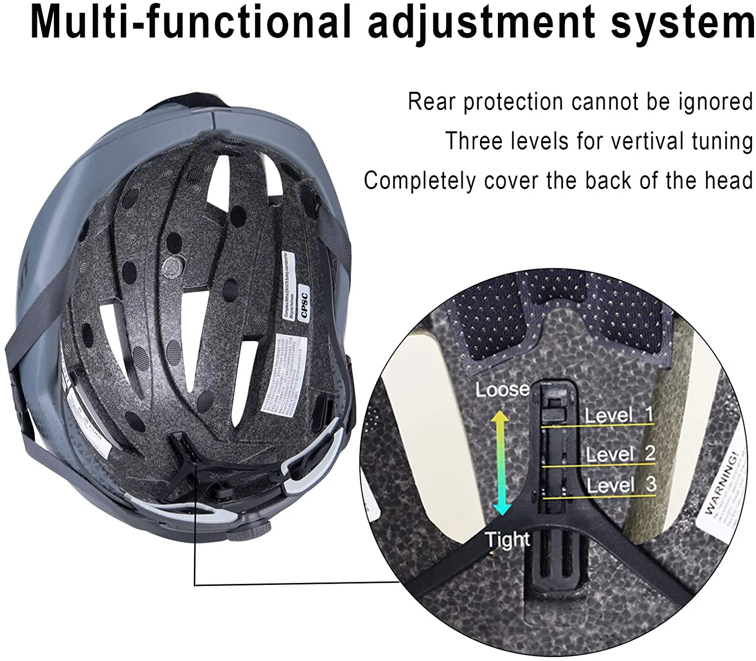 Bike Helmets for Adults - Bicycle Helmet Safety Protection - Adjustable Lightweight Adults Mountain/Road Bike Helmet