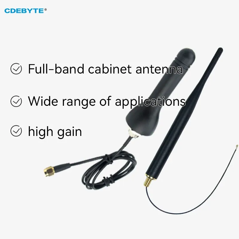Cabinet Antenna Series 433M/472M/490M Antenna SMA Female Interface IPEX Screw Fixing Waterproof Nut CDEBYTE Outdoor Antenna TX433-JG-150
