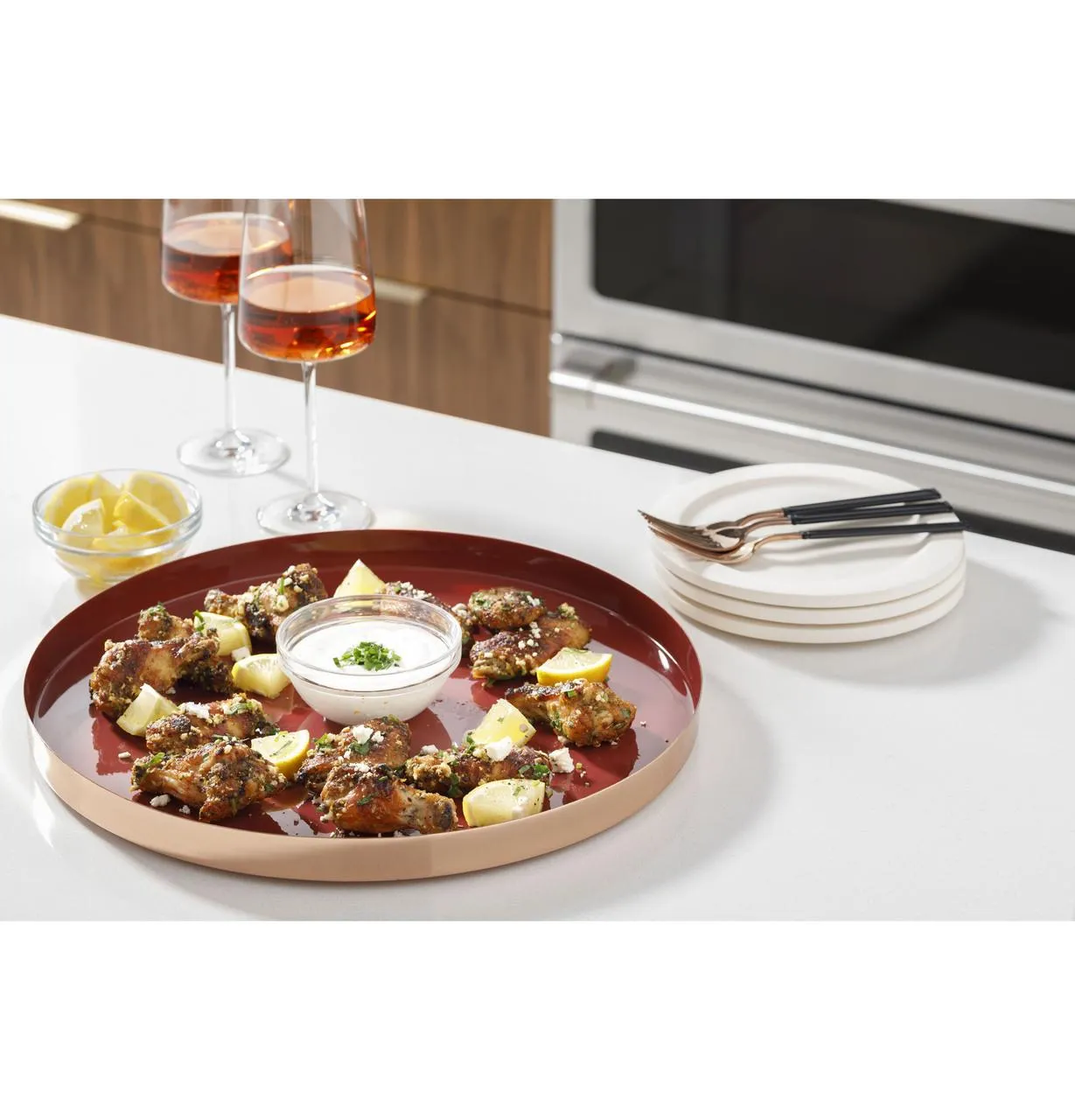 Cafe CVM517P4RW2 Caf(eback)™ 1.7 Cu. Ft. Convection Over-the-Range Microwave Oven