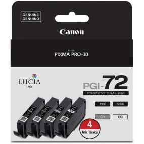 Canon PGI-72 3 Mono   1 Chroma Optimizer Ink Tank Pack