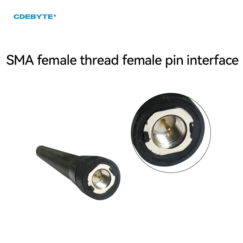 CDEBYTE 470MHz Spread Spectrum Rubber Antenna 3dBi 90mm CDEBYTE TX470-JZR-9 SMA Female Bendable Rubber Antenna For Modules