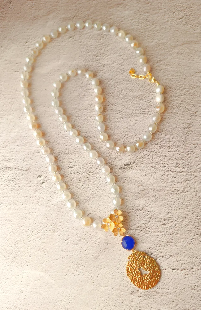 Chelsea Double Strand 12 Collarbone Necklace