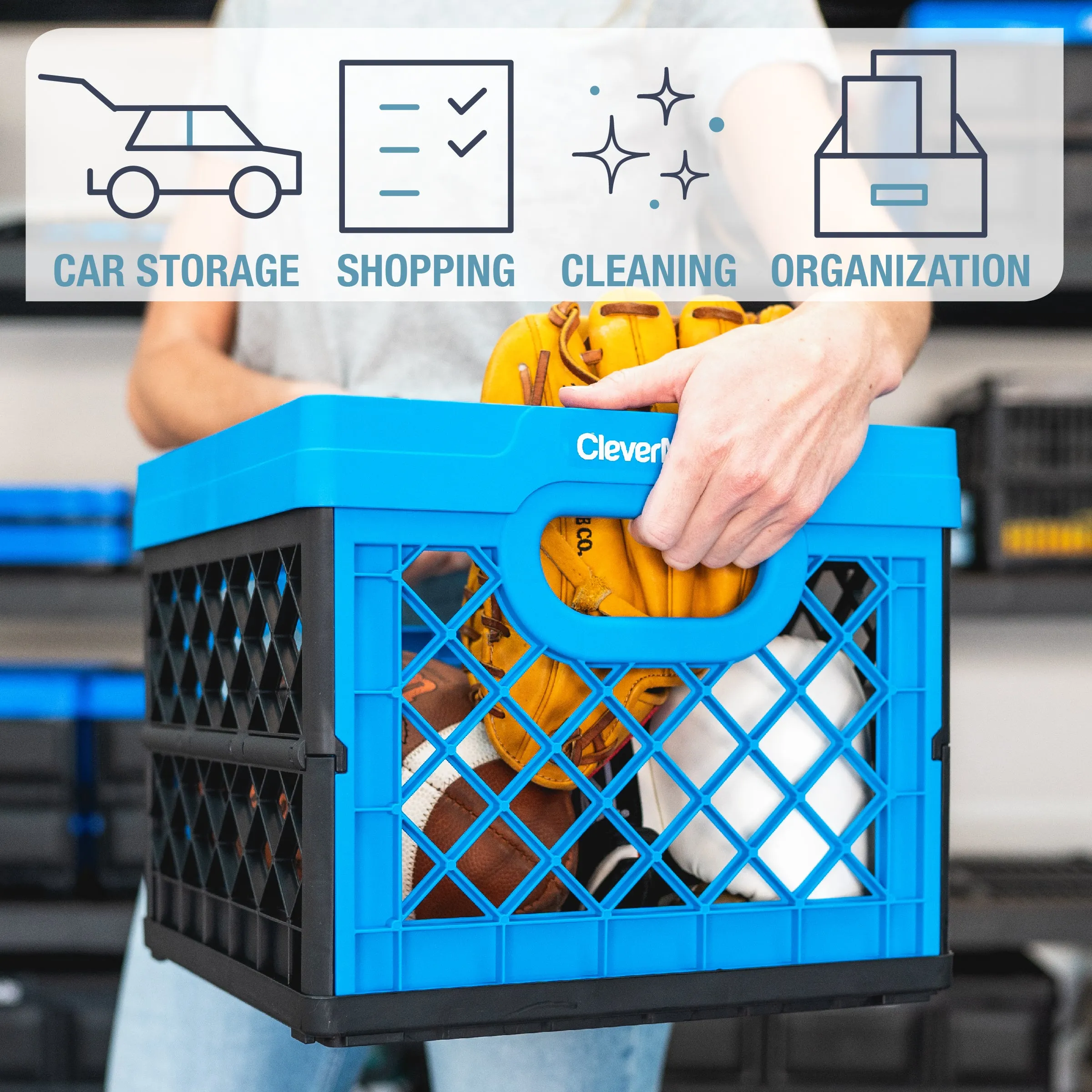 Collapsible Milk Crate
