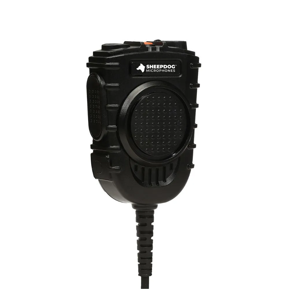 Dual PTT Speaker Microphone, 3.5mm Port, Harris XL200P
