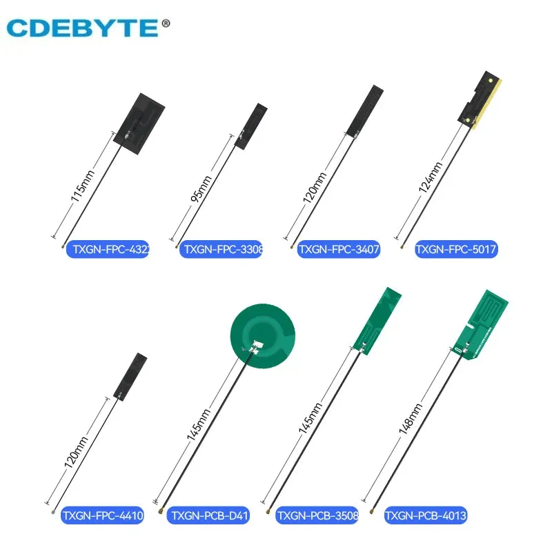 Ebyte TXGN-FPC-3407 4G FPC Antenna CDEBYTE Build-in Antenna Support WCDMA/LET/DTU/4G/5G 826~960 MHz 1710~2170 MHz IPEX Interface