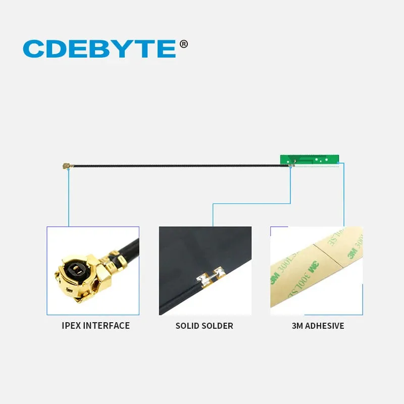 Ebyte TXWF-PCB-4008 2.4GHz 5.8GHz PCB Built-in Antenna 2dBi 50Ω 2W IPEX-1 Interface