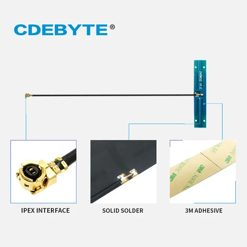 Ebyte TXWF-PCB-5109 2.4GHz 5.8GHz PCB Built-in Antenna 2dBi 50Ω 2W IPEX-1 Interface