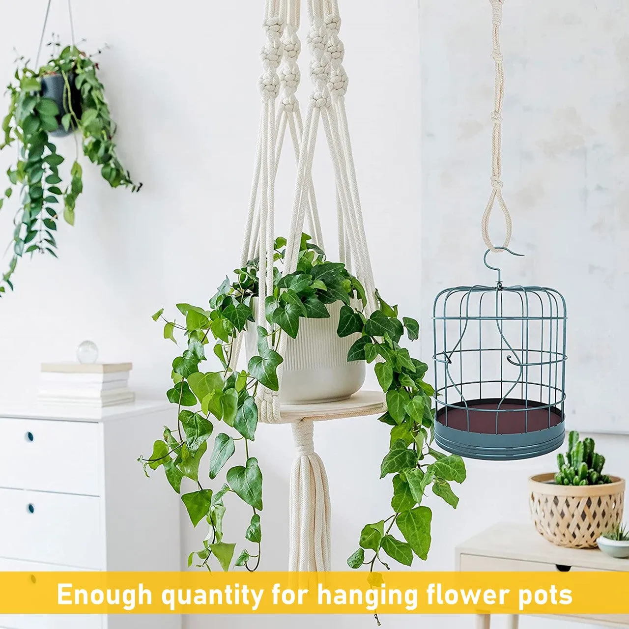 Ecofynd Macrame Plant Hanger Extender Rope