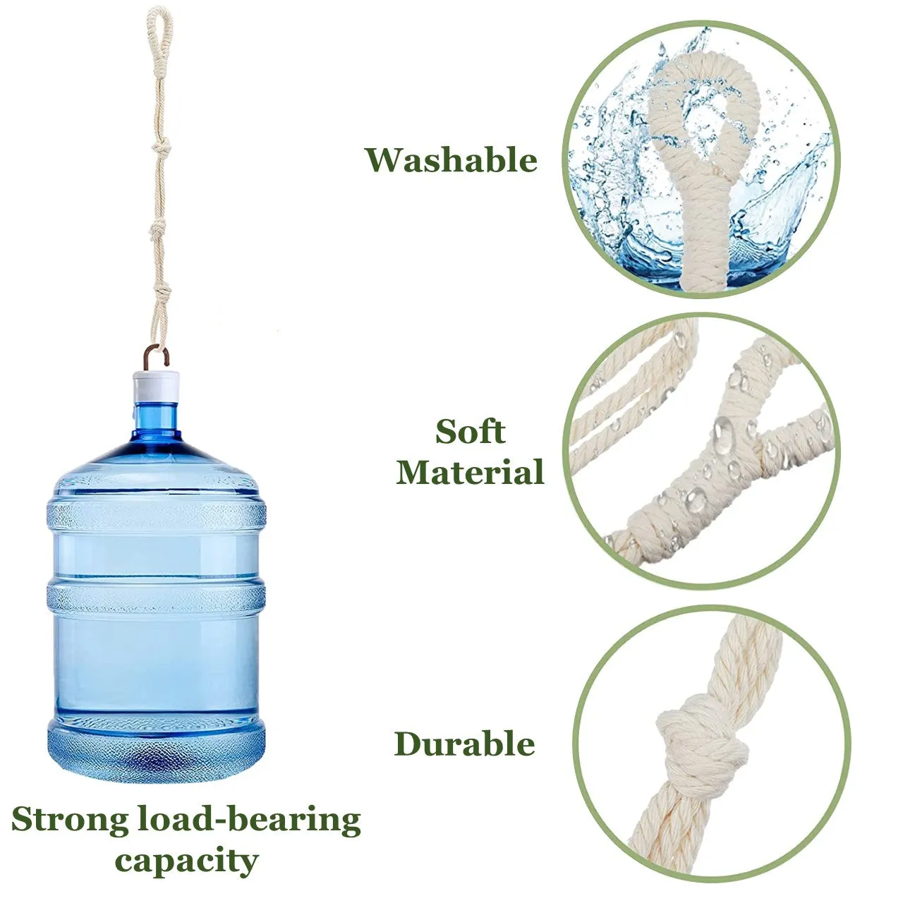 Ecofynd Macrame Plant Hanger Extender Rope