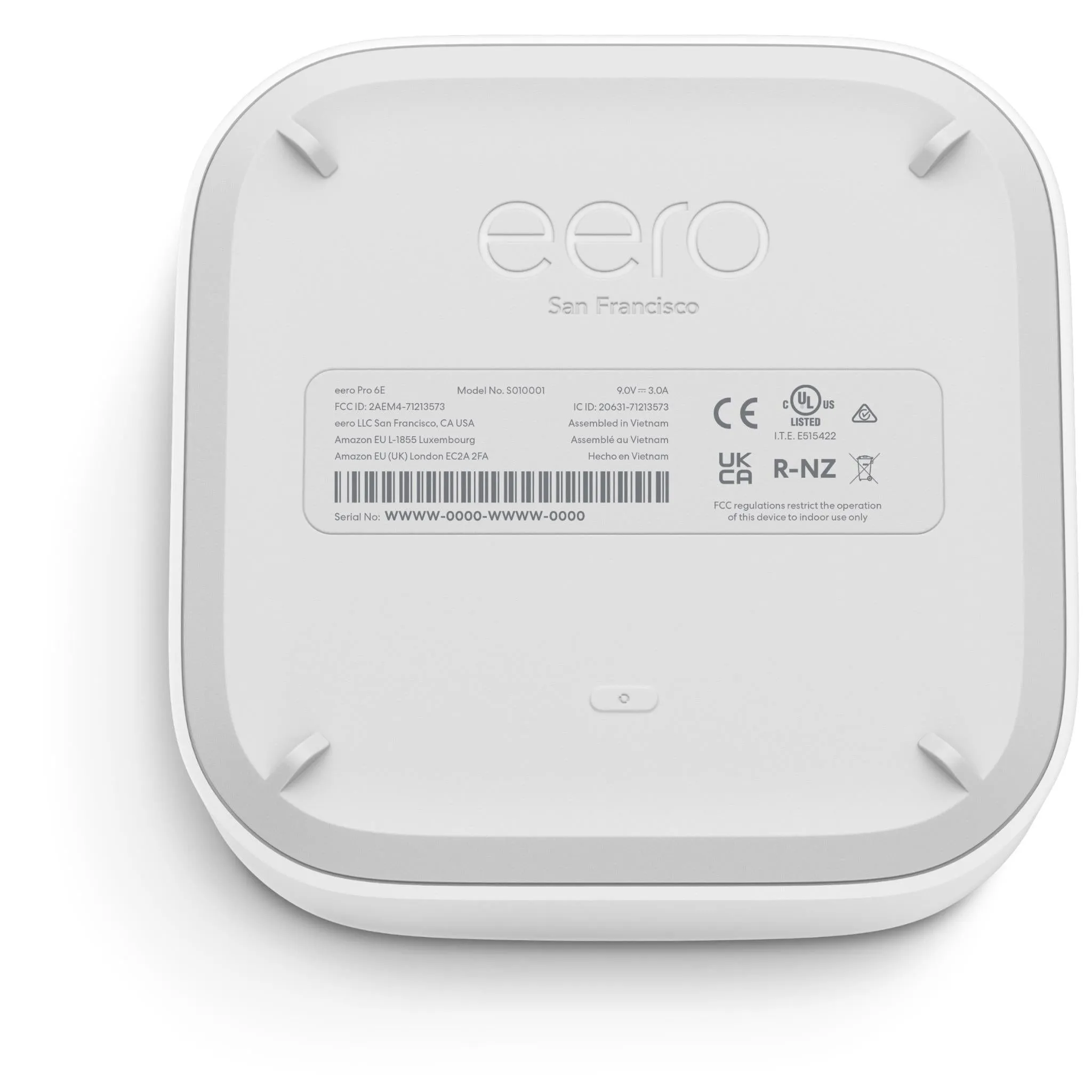 eero Pro 6E TrueMesh WiFi 6E Tri-Band Router (1 Pack)