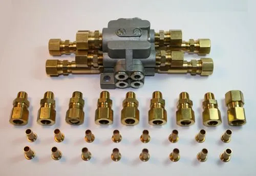 Electro-Luber™ - Distribution Block Kits: #2PDBKIT, #4PDBKIT, #6PDBKIT, #8PDBKIT