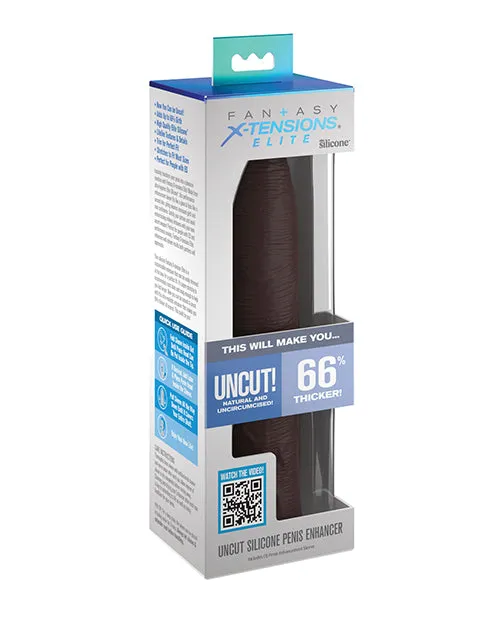 Fantasy X-tensions Elite Uncut 7 Inch Penis Sleeve Extender Multi colors