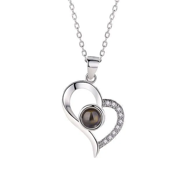 Hidden Message Lovers Necklace