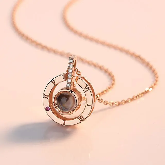 Hidden Message Lovers Necklace