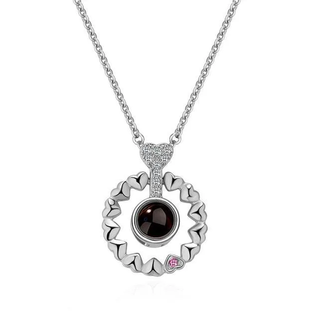 Hidden Message Lovers Necklace