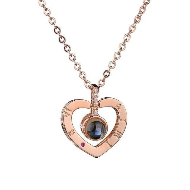 Hidden Message Lovers Necklace