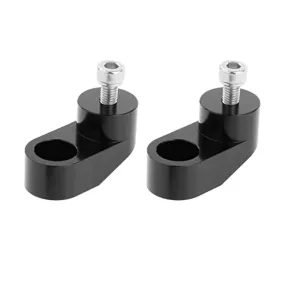 JAZZY PEARLS 2x Billet Mirror Mount Risers Kit Fits for Polaris Slingshot 2015-2020