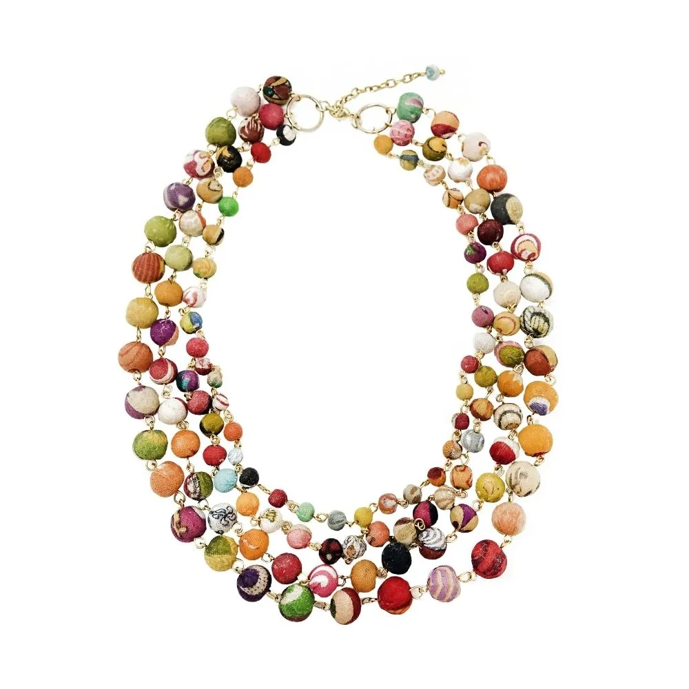 Kantha Karita Multi Strand Necklace