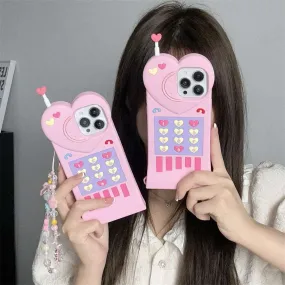Kawaii Heart Antenna iPhone Case