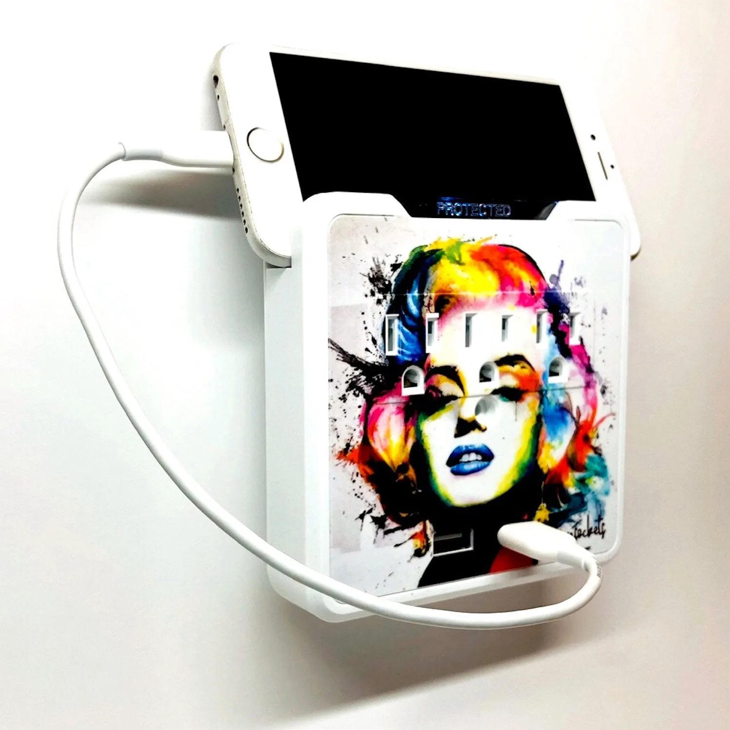 Kelvin Glamsockets - Decorative Wall Mount Surge Protector