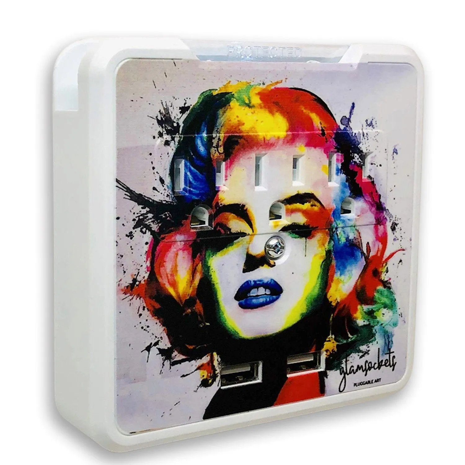Kelvin Glamsockets - Decorative Wall Mount Surge Protector