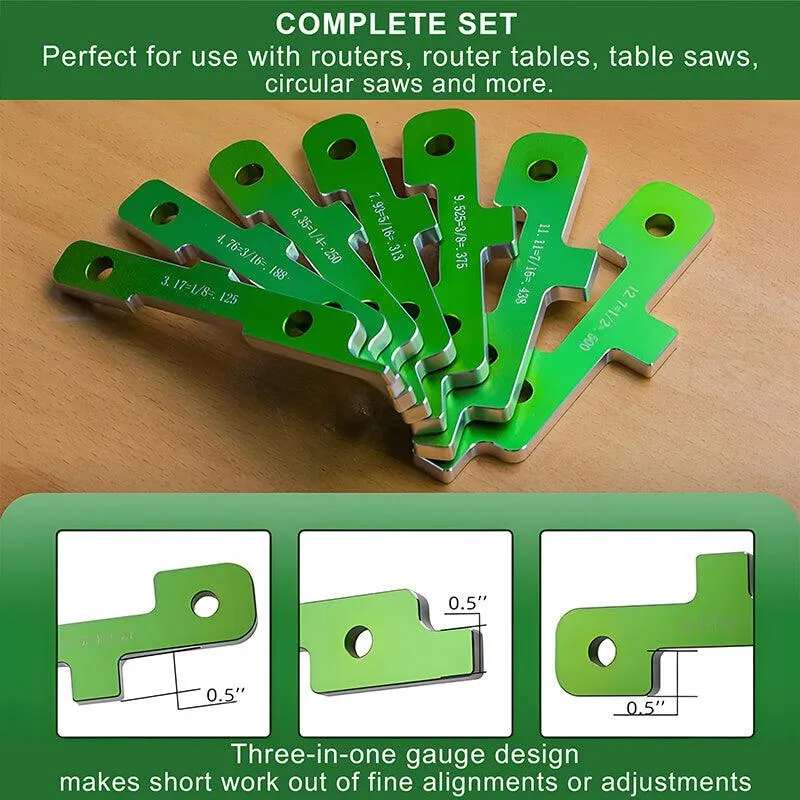 Levoite™ Precision Router Table Set Up Bars
