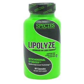 LIPOLYZE 90 Caps By Species Nutrition