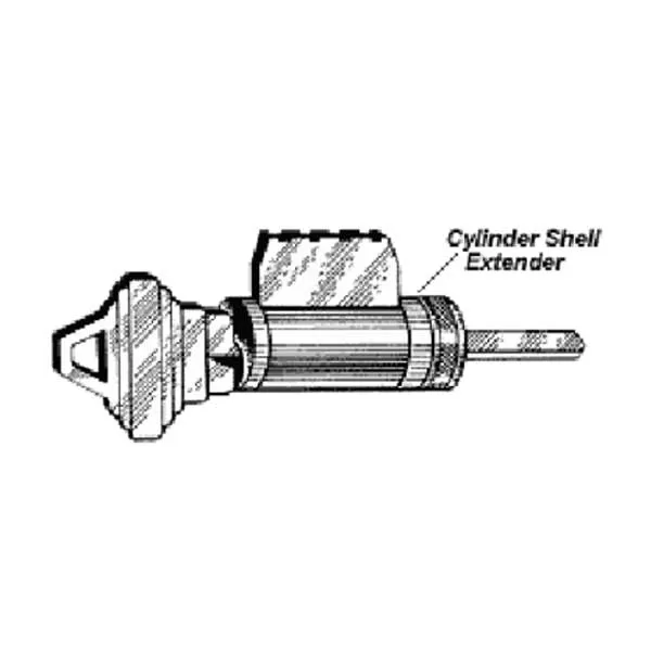 Major Mfg - SCA-10 - Cylinder Shell Extender for Schlage