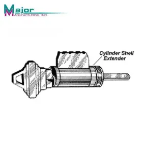 Major Mfg - SCA-10 - Cylinder Shell Extender for Schlage