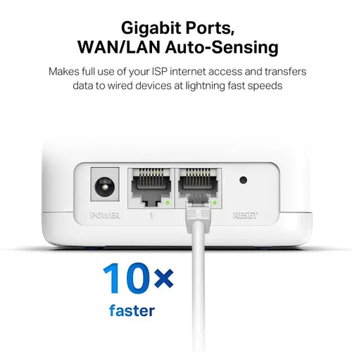 Mercusys Halo H30G Mesh Wi-Fi System - AC1300, 2-Pack