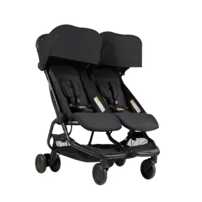 Mountain Buggy Nano Duo Double Stroller Black