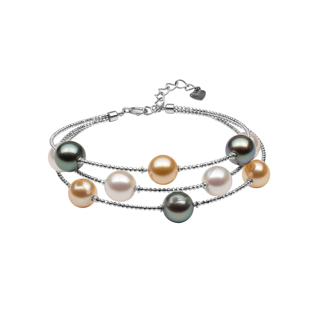 Multi Color 3 Strand Bracelet