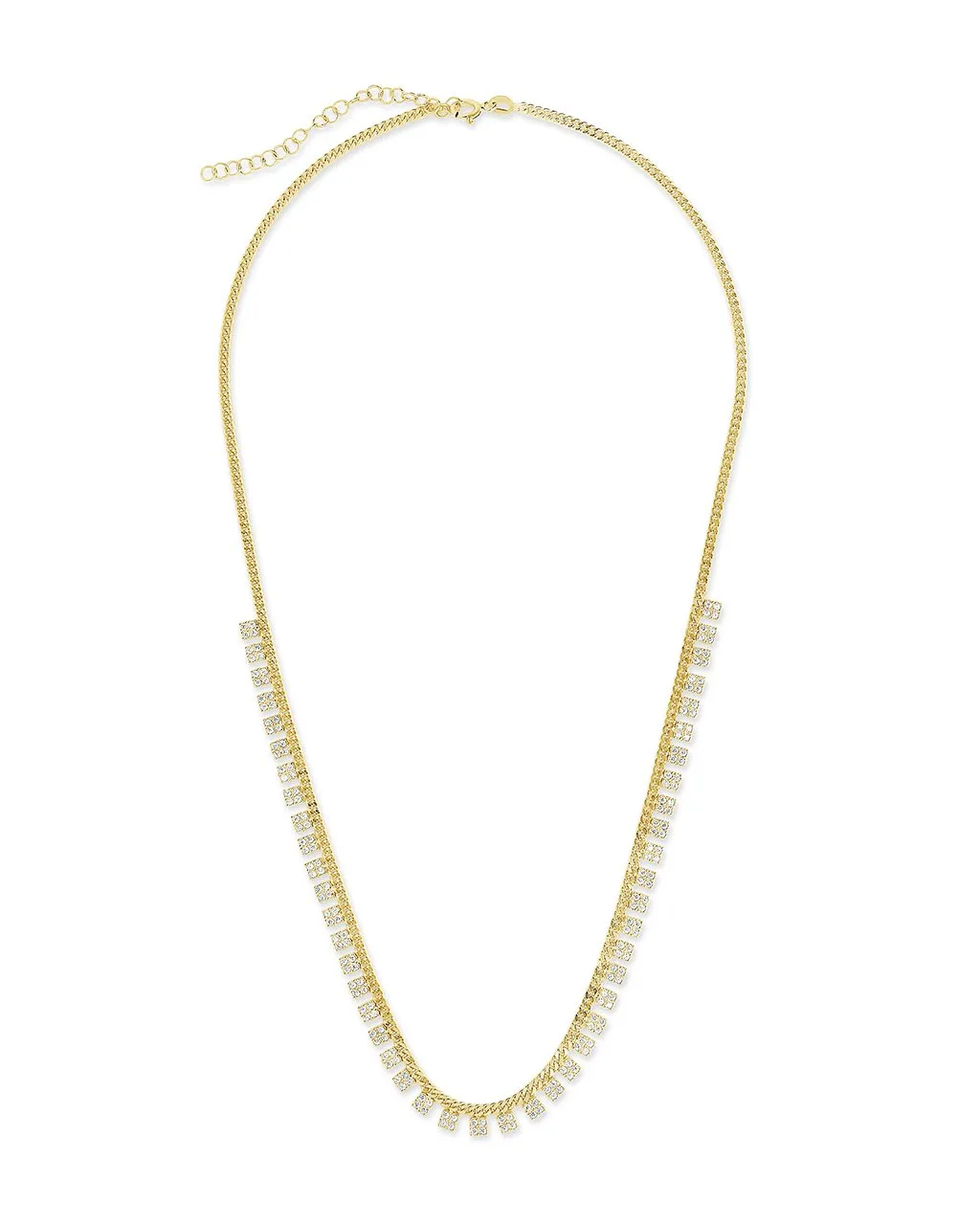 Multi CZ Charm Necklace