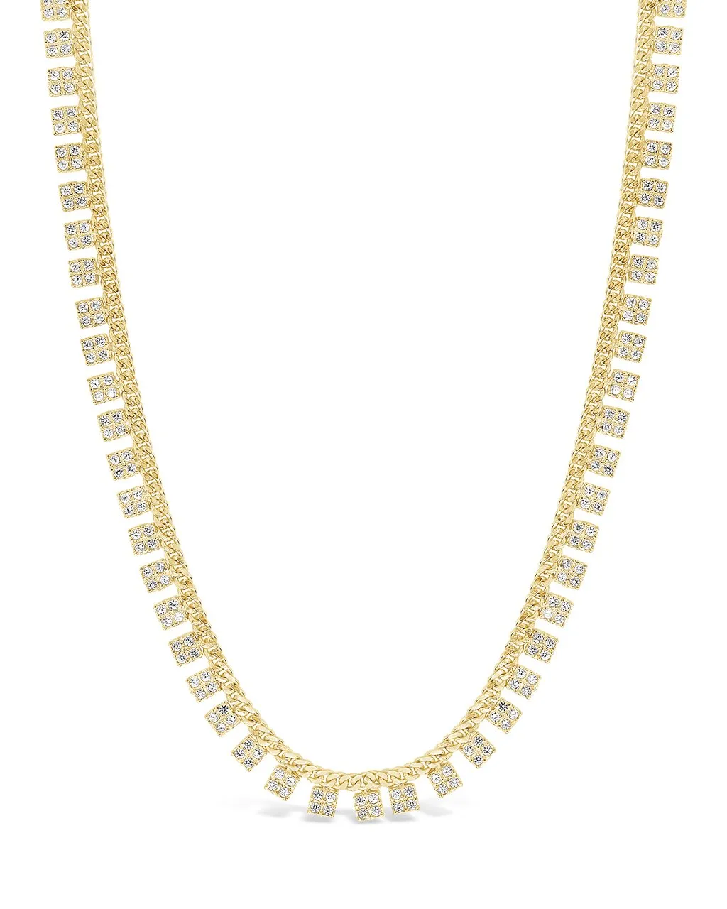 Multi CZ Charm Necklace