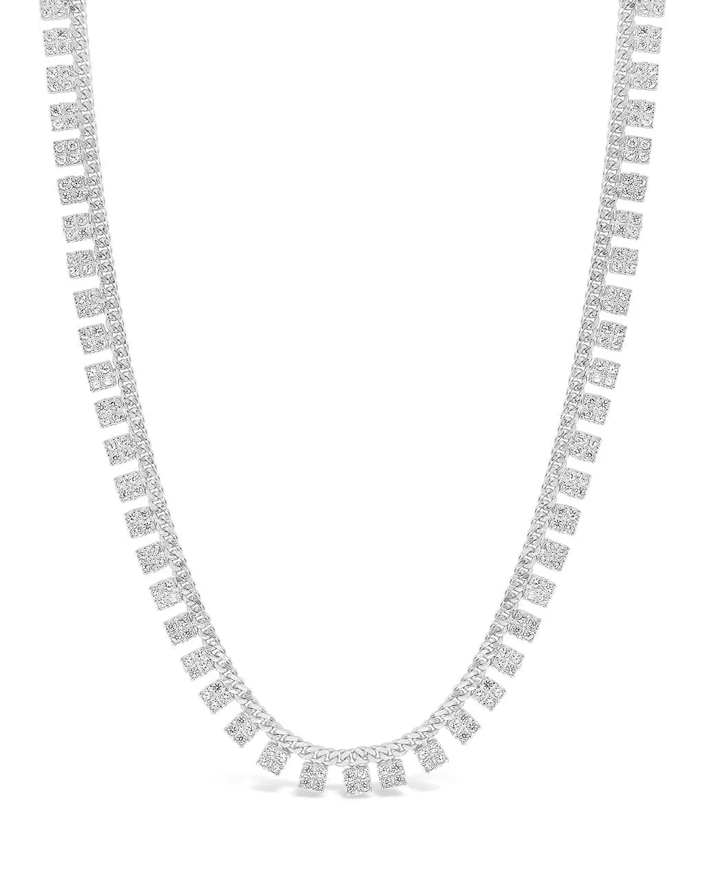 Multi CZ Charm Necklace